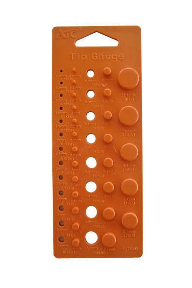 Fishing Rod Tip Measurement DIY Gauge - Internal and External