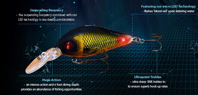 Balista Trance 50mm Flashing LED Hard Body Lure
