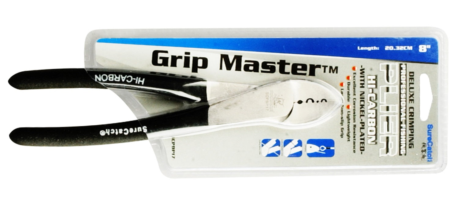 SureCatch Grip Master Crimping Pliers - 8 inch