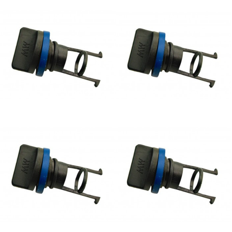 4 x Replacement Boat Marine Drain Plug Bung Standard Coarse Thread